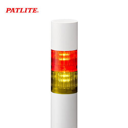 페트라이트 시그널 타워램프 부저 50파이 2단 LED LR5-202PJBW-RY DC24V