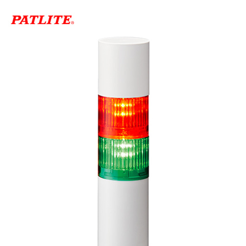 페트라이트 시그널 타워램프 부저 50파이 2단 LED LR5-202PJBW-RG DC24V