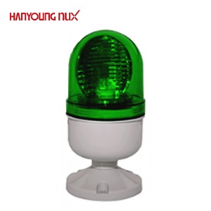 한영넉스 LED 회전 경광등 원형캡 회전점등 84파이 녹색 T084-PAD24G-M DC24V