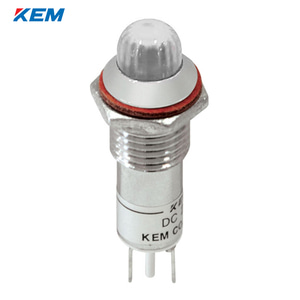 한국전재 KEM LED 인디케이터 10파이 고휘도 AC220V 백색 KLCRAU-10A220W