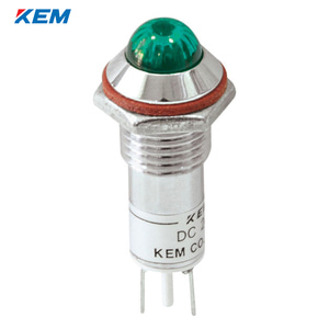 한국전재 KEM LED 인디케이터 10파이 고휘도 DC48V 청색 KLHRANU-10D48B