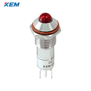한국전재 KEM LED 인디케이터 10파이 고휘도 AC110V 적색 KLHRAU-10A110-R