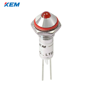 한국전재 KEM LED 인디케이터 6Φ 6파이 DC12V 적색 KLH-06D12R