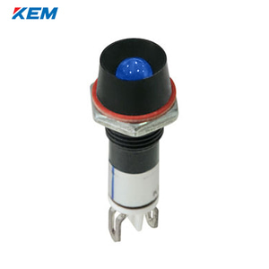 한국전재 KEM LED 인디케이터 8파이 고휘도 AC220V 청색 KLISU-08A220-B