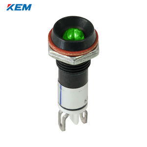 한국전재 KEM LED 인디케이터 8파이 고휘도 DC5V 녹색 KLJSU-08D05-G