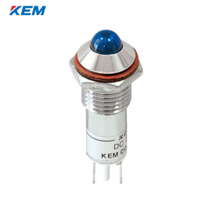 한국전재 KEM LED 인디케이터 10파이 고휘도 AC220V 청색 KLHRAU-10A220-B