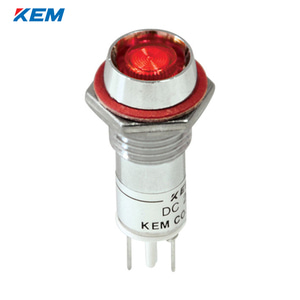 한국전재 KEM LED 인디케이터 10파이 고휘도 AC220V 적색 KLDU-10A220-R