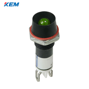 한국전재 KEM LED 인디케이터 8파이 일반휘도 AC220V 녹색 KLIS-08A110G