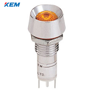 한국전재 KEM LED 인디케이터 10파이 고휘도 AC110V 청색 KLBRAU-10A110B
