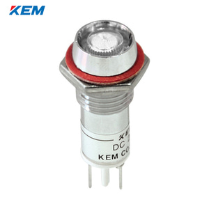한국전재 KEM LED 인디케이터 10파이 고휘도 AC220V 백색 KLDU-10A220-W