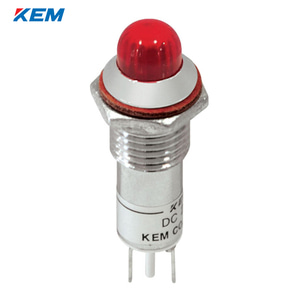 한국전재 KEM LED 인디케이터 10파이 고휘도 AC220V 적색 KLCRAU-10A220R