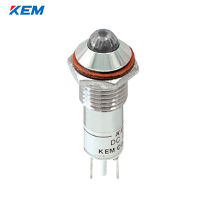 한국전재 KEM LED 인디케이터 10파이 고휘도 AC220V 백색 KLHRAU-10A220-W