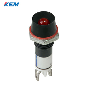 한국전재 KEM LED 인디케이터 8파이 일반휘도 AC110V 적색 KLIS-08A110R
