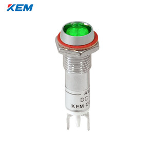 한국전재 KEM LED 인디케이터 8파이 고휘도 AC220V 녹색 KLDU-08A220-G