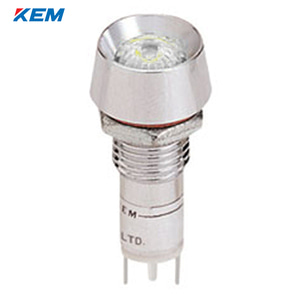 한국전재 KEM LED 인디케이터 10파이 고휘도 AC110V 황색 KLBRAU-10A110Y