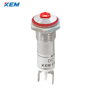 한국전재 KEM LED 인디케이터 8파이 고휘도 AC220V 적색 KLXU-08A220R
