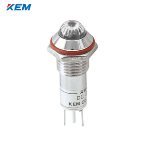 한국전재 KEM LED 인디케이터 10파이 고휘도 AC220V 백색 KLHRANU-10A220-W