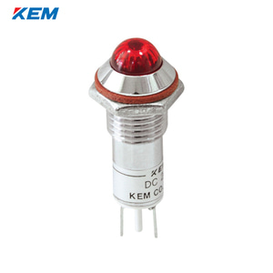한국전재 KEM LED 인디케이터 10파이 고휘도 AC220V 적색 KLHRANU-10A220-R