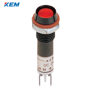 한국전재 KEM LED 인디케이터 8파이 고휘도 AC110V 적색 KLDSU-08A110-R