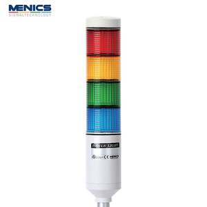 메닉스 56파이 LED 타워등 점등 4단 AC90-240V PTE-TP-4FF-RYGB