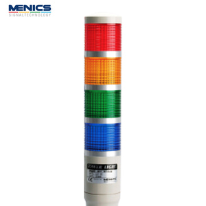 메닉스 Ø45mm LED 타워등 점등 점멸 4단 AC90-240V PMEGF-4FF-RYGB