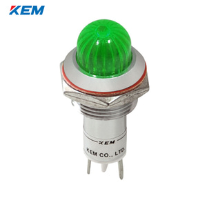 한국전재 KEM LED 인디케이터 16파이 고휘도 AC110V 녹색 KLCRAU-16A110G