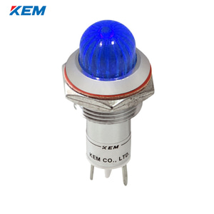 한국전재 KEM LED 인디케이터 16파이 고휘도 AC220V 청색 KLCRAU-16A220B
