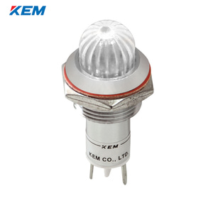 한국전재 KEM LED 인디케이터 16파이 고휘도 AC220V 백색 KLCRAU-16A220W
