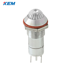 한국전재 KEM LED 인디케이터 12파이 고휘도 DC3V 백색 KLHRANU-12D03W
