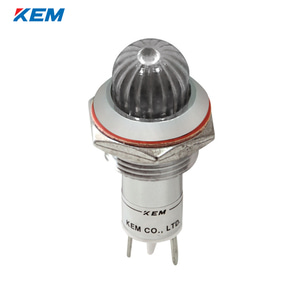 한국전재 KEM LED 인디케이터 16파이 고휘도 DC48V 백색 KLCRAU-16D48W