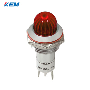 한국전재 KEM LED 인디케이터 16파이 고휘도 DC12V 적색 KLCRAU-16D12R