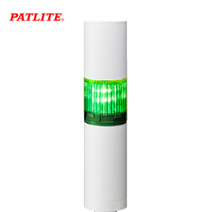 페트라이트 시그널 타워램프 부저 40파이 1단 화이트본체 LED 녹색 L브래킷 LR4-102LJBW-G DC24V