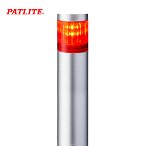 페트라이트 시그널 타워램프 40파이 1단 실버본체 LED 적색 LR4-102WJNU-R DC24V