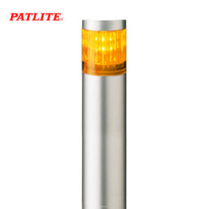 페트라이트 시그널 타워램프 40파이 1단 실버본체 LED 황색 LR4-102WJNU-Y DC24V
