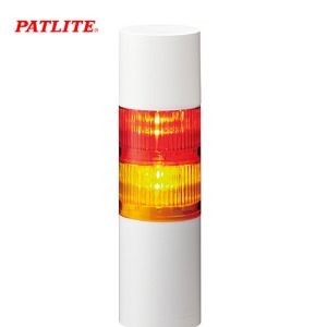 페트라이트 시그널 타워램프 부저형 2단 LED LR6-2M2PJBW-RY AC100-240V