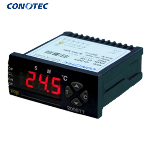 코노텍 디지털 온도 조절기 비닐하우스 자동개폐기 온도제어 센서 포함 FOX-2000TT