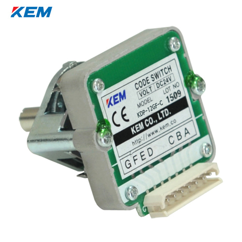 한국전재 KEM 코드 스위치 커넥터형 KDP-12GF-C 10개