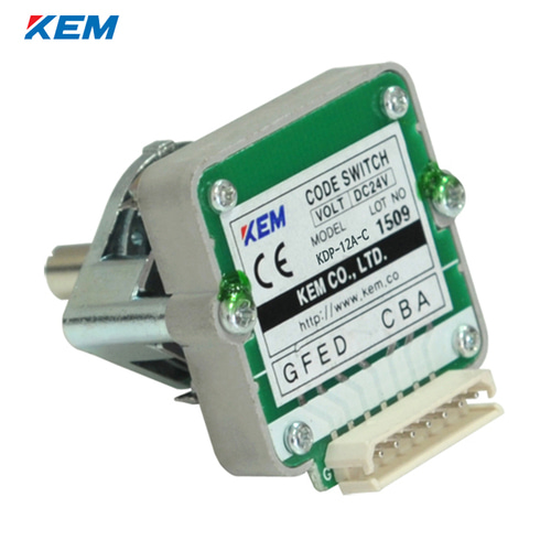 한국전재 KEM 코드 스위치 커넥터형 KDP-12A-C 10개