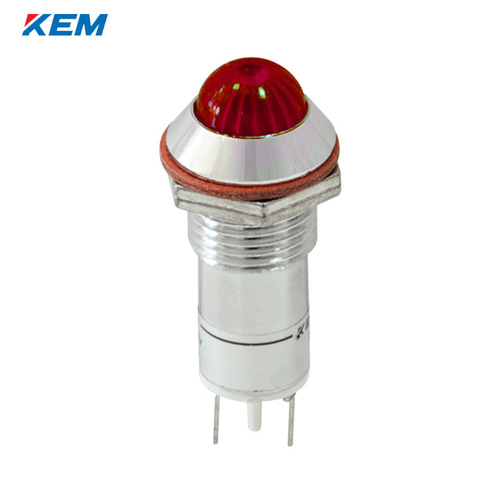 한국전재 KEM LED 인디케이터 12파이 고휘도 AC220V 적색 KLHRANU-12A220R