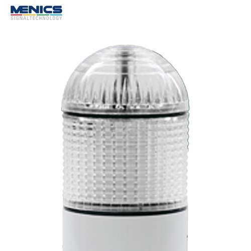 메닉스 56파이 LED 돔 스타일 표시등 점등 1단 AC DC 겸용 24V LED 적녹청 PTD-DGF-102-RGB