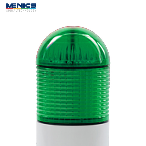 메닉스 56파이 LED 돔 스타일 표시등 점등 1단 AC DC 겸용 24V 녹색 PTD-AM-102-G
