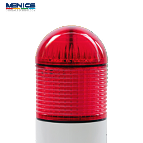 메닉스 56파이 LED 돔 스타일 표시등 점등 1단 AC 90-240V 적색 PTD-APF-1FF-R