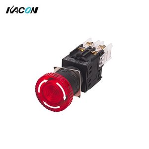 카콘 30Ø 일반형 LED조광 비상리셋 스위치 K30-87R