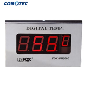코노텍 벽걸이형 온도 표시기 센서 포함 FOX-PM5000