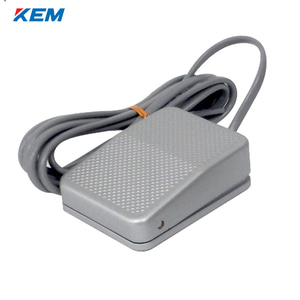 한국전재 KEM 풋스위치 다이캐스팅 기본형 전선형 KF-ED101L