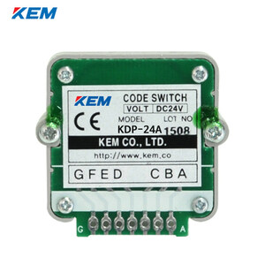 한국전재 KEM 코드 스위치 기본형 KDP-24A 10개