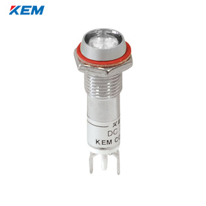 한국전재 KEM LED 인디케이터 8파이 고휘도 AC110V 백색 KLDU-08A110-W