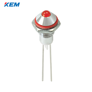 한국전재 KEM LED 인디케이터 6Φ 6파이 DC3V 적색 KLH-06D03R