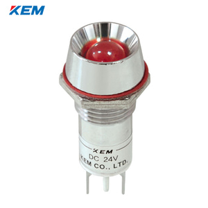 한국전재 KEM LED 인디케이터 12파이 일반휘도 DC48V 적색 KL-12D48R