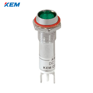 한국전재 KEM LED 인디케이터 8파이 고휘도 DC48V 녹색 KLDU-08D48-G